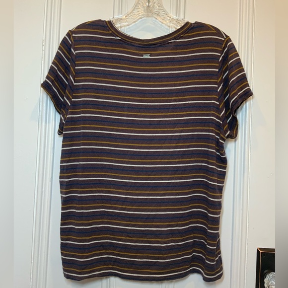 O’ Neill Dark Purple with Stripes Shirt - Size L - Picture 3 of 4